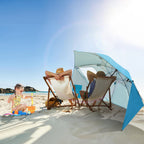 Cosmo Go 210cm Sonnenschirm Strandmuschel 2 in 1