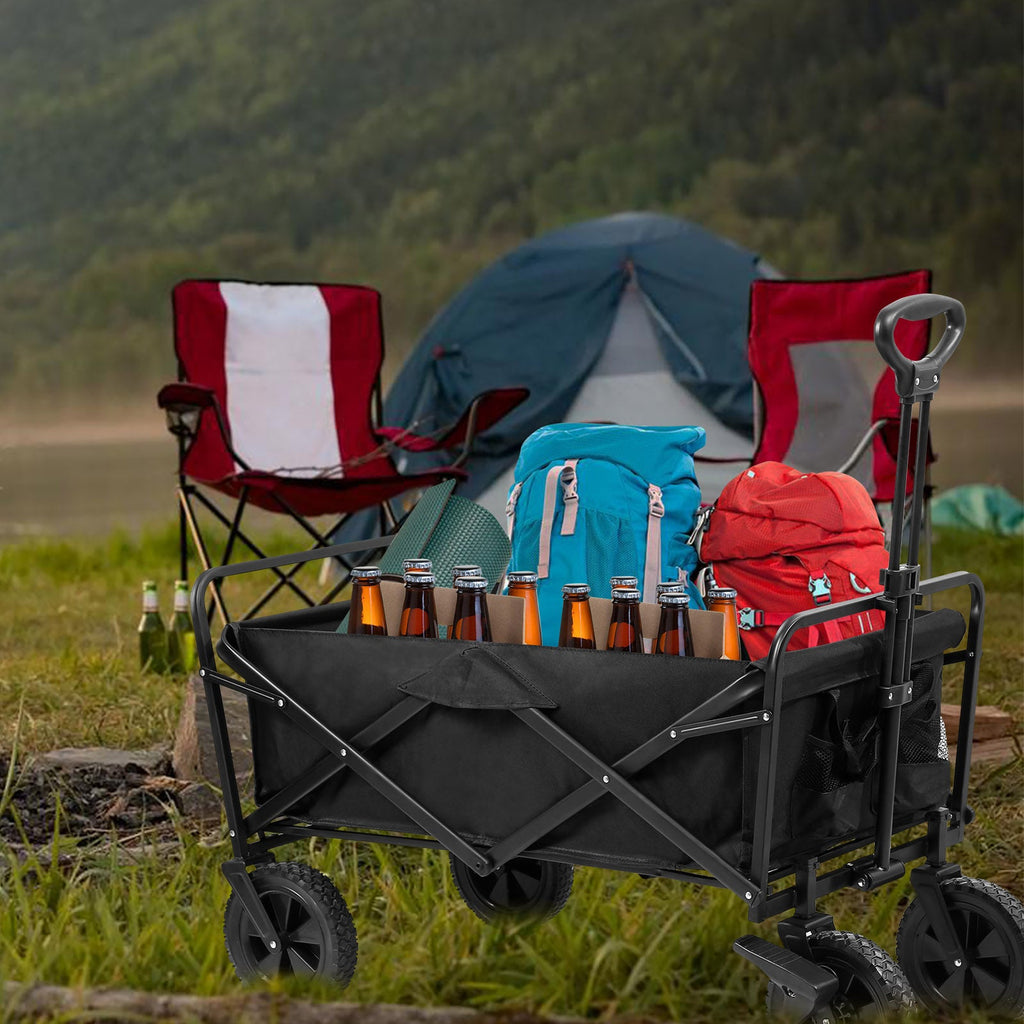 Cosmo Go Bollerwagen faltbar Transportwagen 100kg Belastbarkeit