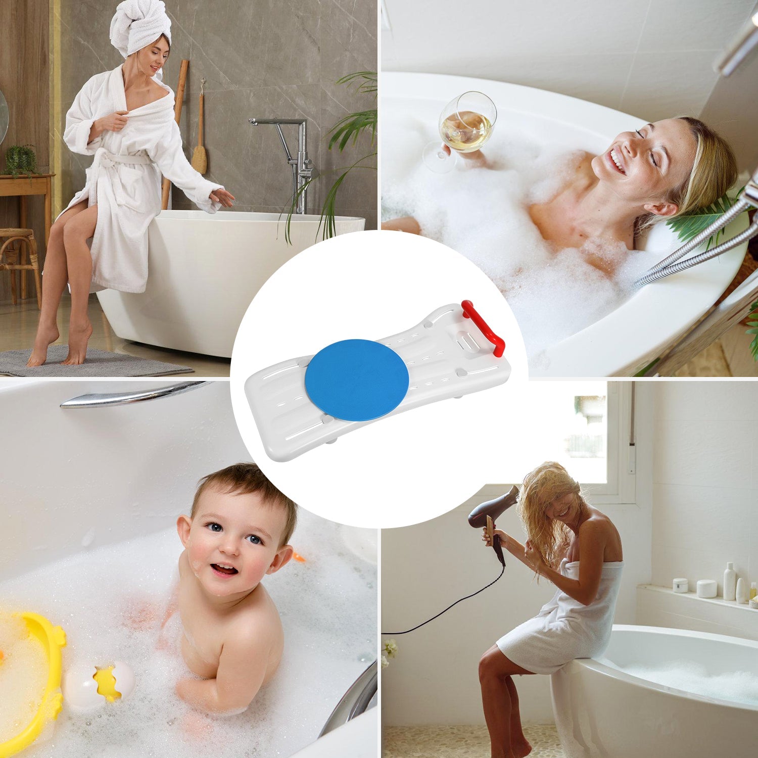 Cosmo Go Badewannensitz Badewannenbrett mit Drehteller