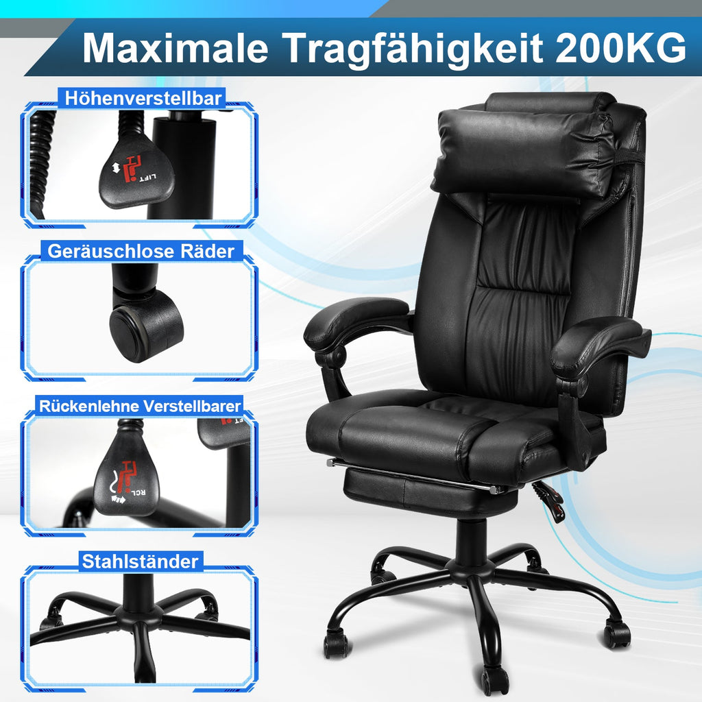 Cosmo Go Drehstuhl Höhenverstellbar Bürostuhl 360° frei Drehbar