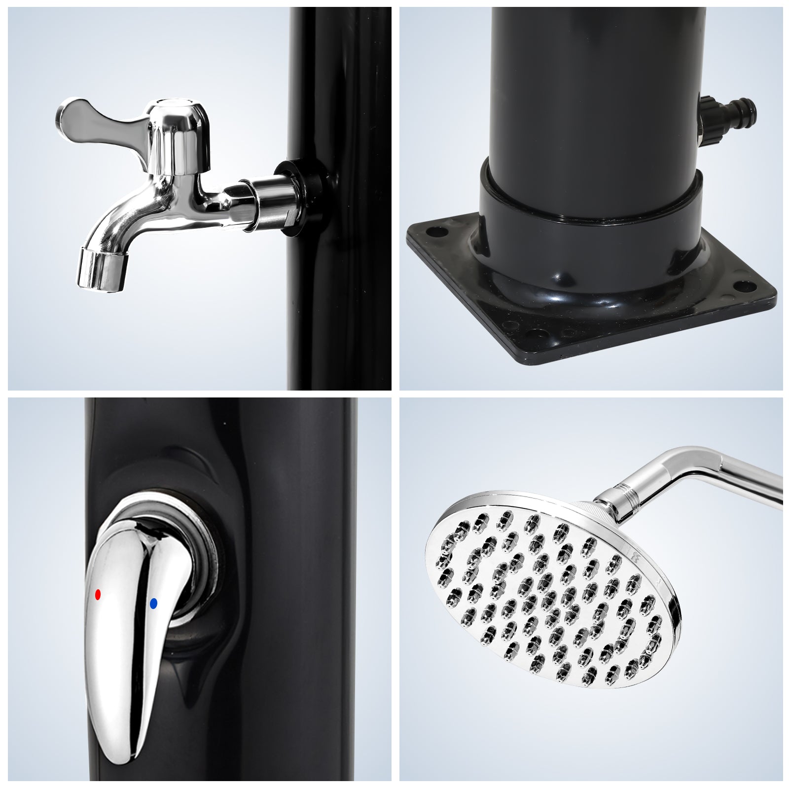 Cosmo Go 20L Solardusche mit Duschkopf