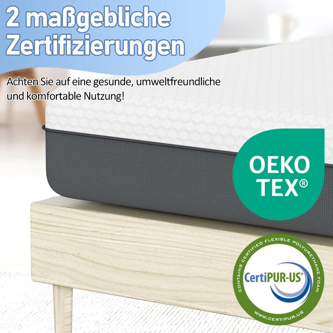 Cosmo Go Matratze Memory-Schaummatratze Ergonomische H3 Main Image