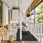 Cosmo Go Campingteppich Vorzeltteppich Schwarz