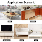 Cosmo Go 4er Set Möbelfüße Aluminium Höhenverstellbar