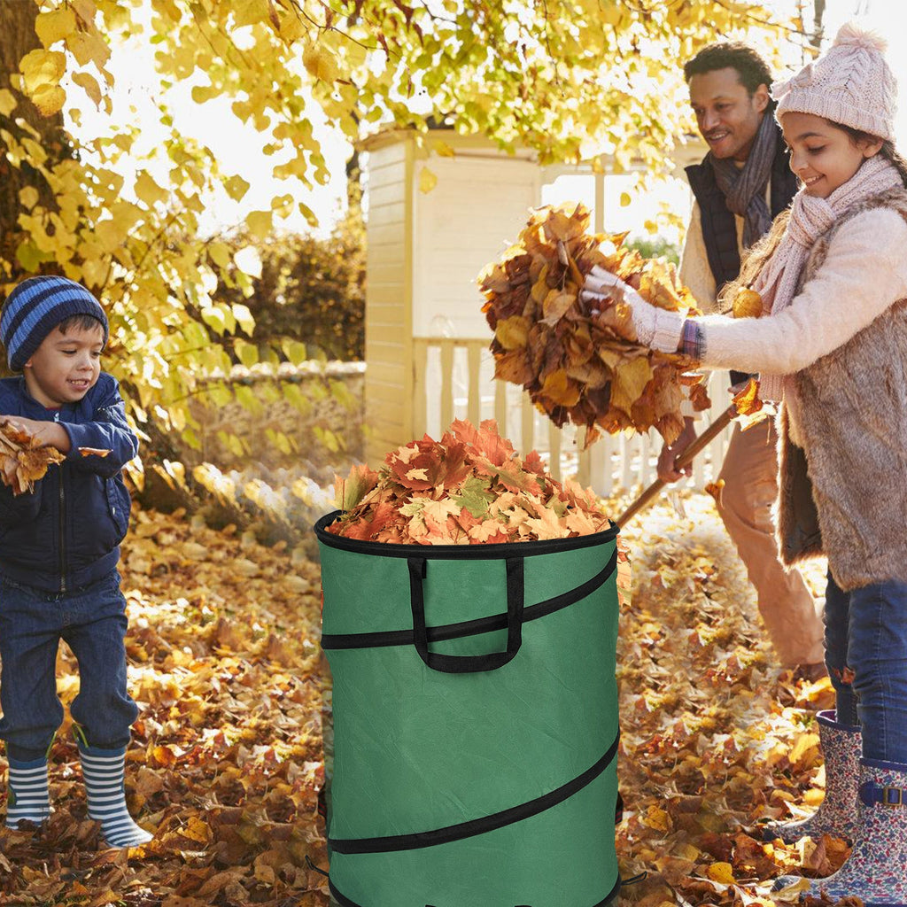 Cosmo Go Gartensack Pop Up Gartenabfallsack 170L mit Griffen