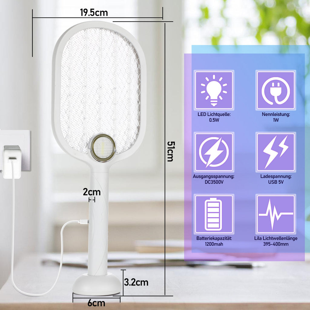 Cosmo Go Elektrische Fliegenklatsche Insektenvernichter USB