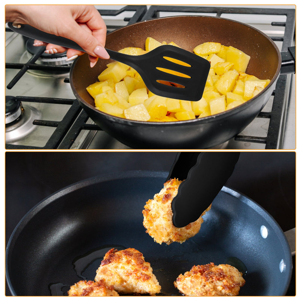 Cosmo Go Silikon Küchenutensilien Set Küchenhelfer 12 Stück