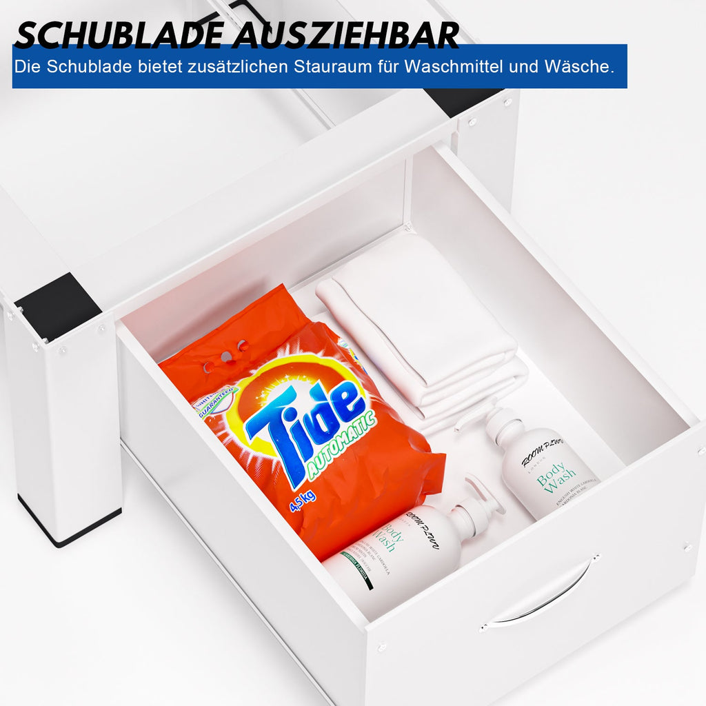 Cosmo Go Waschmaschinen Untergestell mit Schublade