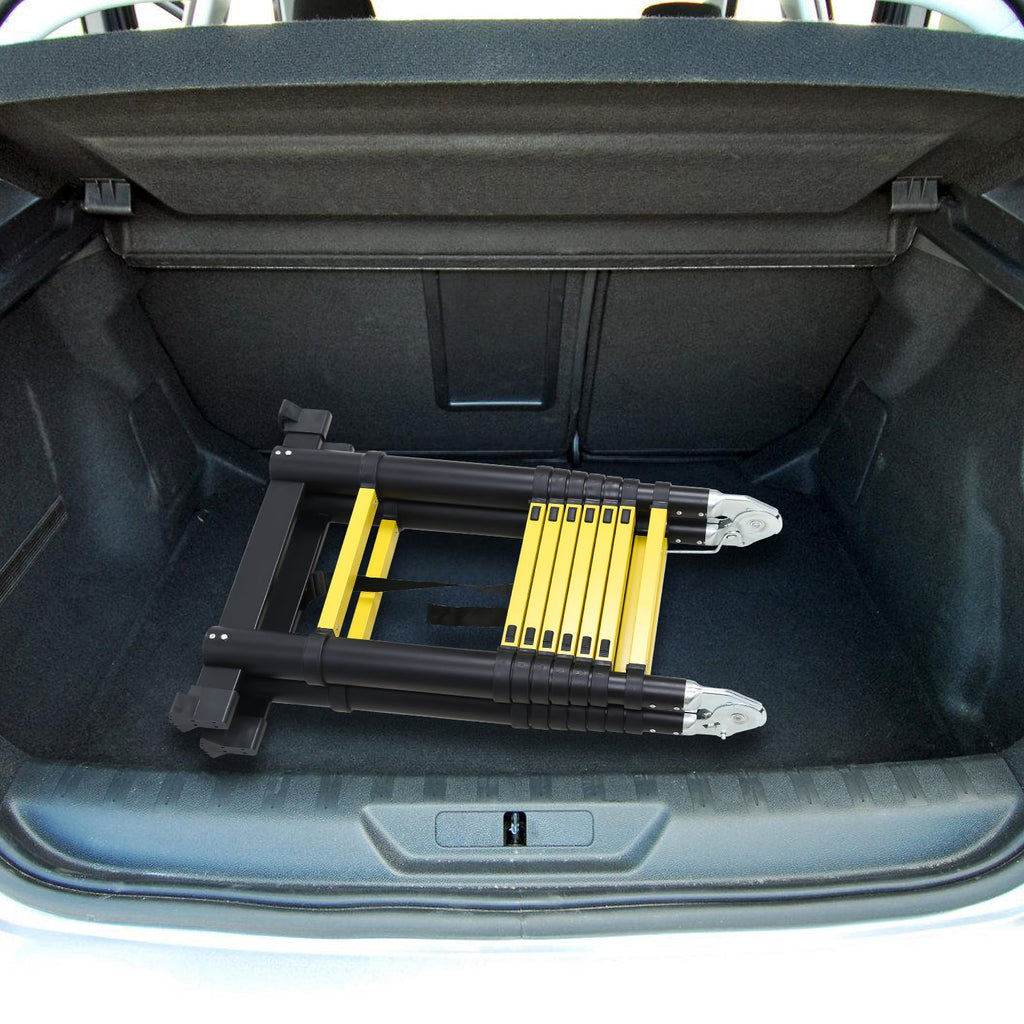 Cosmo Go Teleskopleiter Tragbar Alu Max Belastung 150 kg 3.8M (1.9+1.9M)