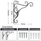 Cosmo Go 2x Blumenampel Wandhalterung