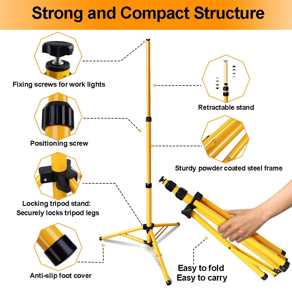 Cosmo Go Teleskop Stativ für Baustrahler(Einzelne Halterung)