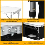 Cosmo Go Campingküche Faltbar 2 Fächer