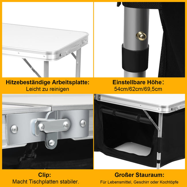 Cosmo Go Campingküche Faltbar 2 Fächer Main Image