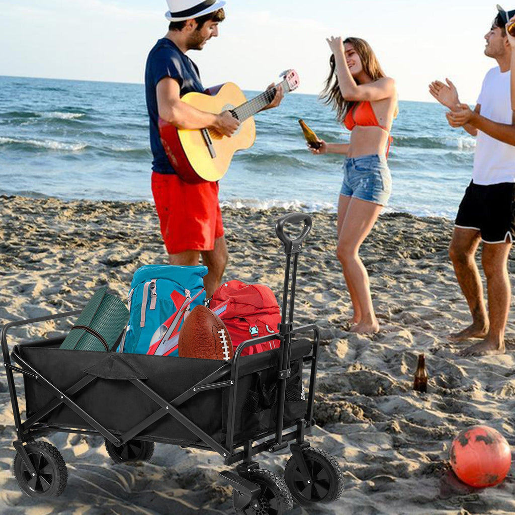 Cosmo Go Bollerwagen faltbar Transportwagen 100kg Belastbarkeit
