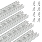 Cosmo Go Airlineschiene 4x 1m Aluminium mit 8 Doppelhaken