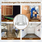 Cosmo Go Airlineschiene 4x 1m Aluminium mit 8 Doppelhaken