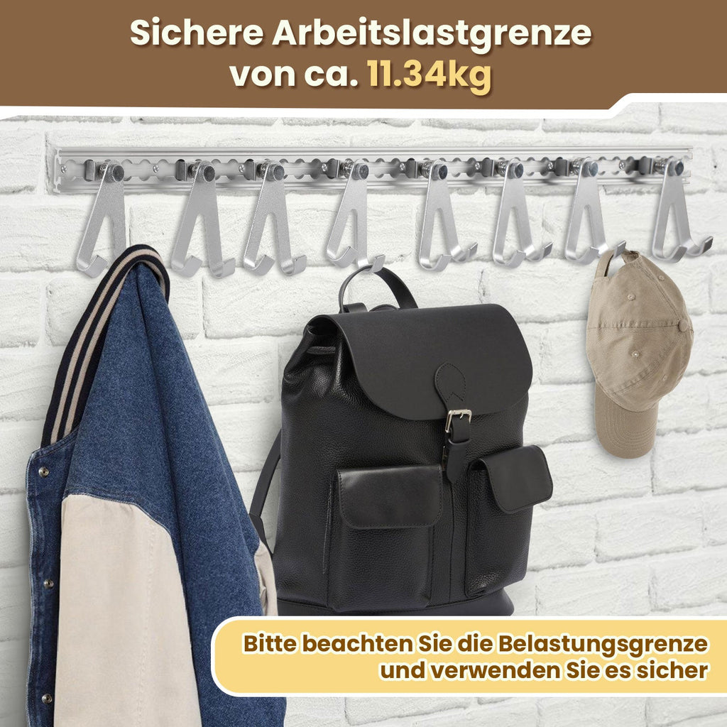 Cosmo Go Airlineschiene 4x 1m Aluminium mit 8 Doppelhaken