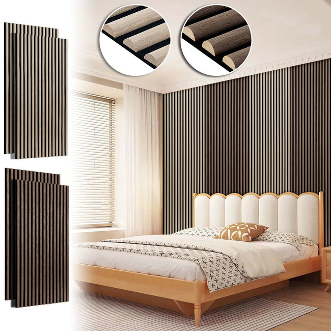 Cosmo Go Akustikpaneele Holz Halbrund Wandpaneele 120x60cm Hover Image