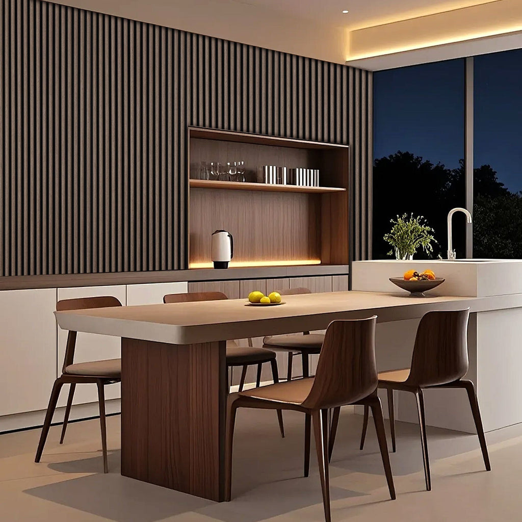 Cosmo Go Akustikpaneele Holz Halbrund Wandpaneele 120x60cm