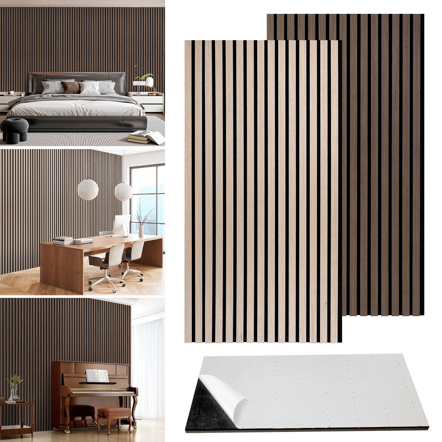 Cosmo Go Akustikpaneele Holz Selbstklebend 120x60cm