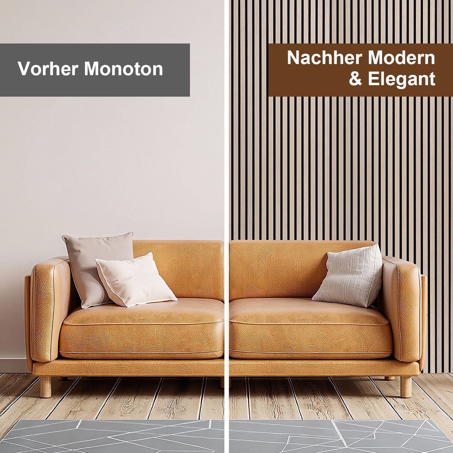 Cosmo Go Akustikpaneele Holz Selbstklebend 120x60cm