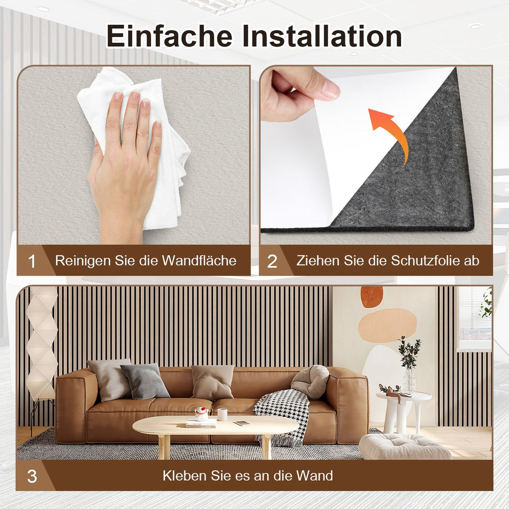 Cosmo Go Akustikpaneele Holz Selbstklebend 120x60cm