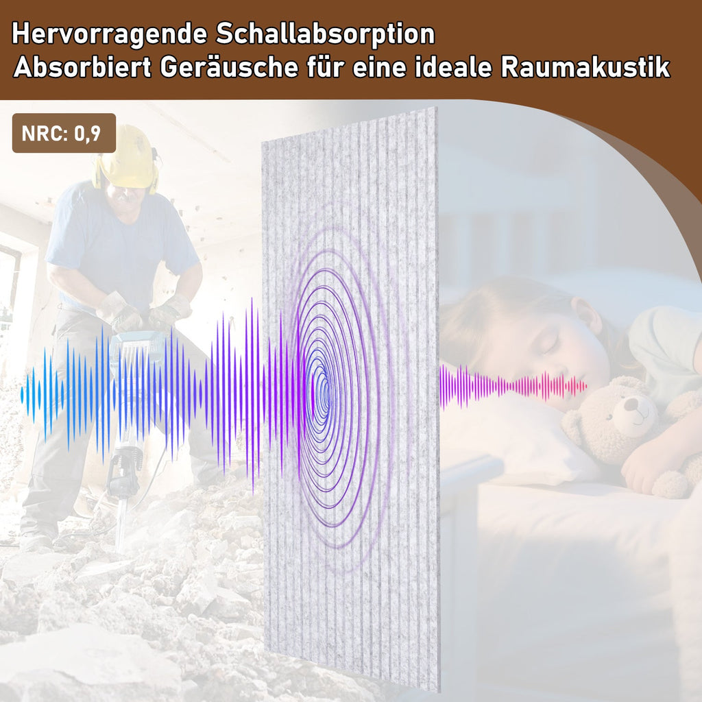 Cosmo Go Akustikplatten Wandakustik 120x60cm 4/8x