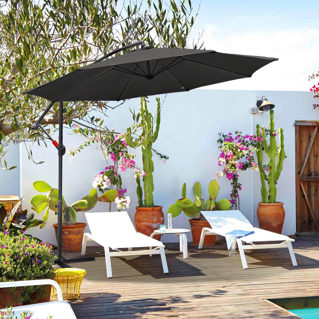 Cosmo Go Ampelschirm Ø3.5m Ø3m Garten