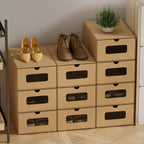 Cosmo Go Aufbewahrungsboxen Pappe mit Sichtfenster & Schublade 10er Set