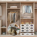 Cosmo Go Aufbewahrungsboxen Pappe mit Sichtfenster & Schublade 10er Set