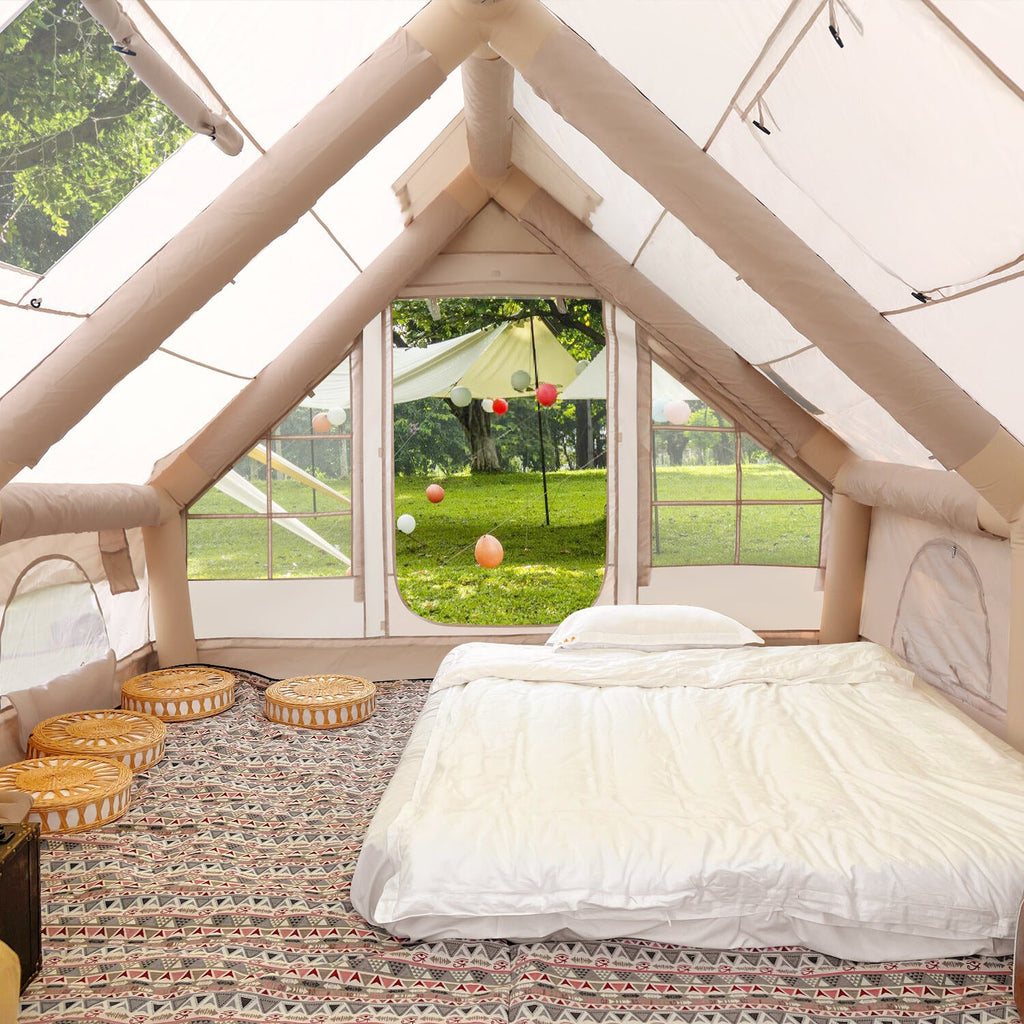 Cosmo Go Aufblasbares Campingzelt mit Dachfenster 12㎡