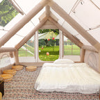 Cosmo Go Aufblasbares Campingzelt mit Dachfenster 12㎡