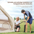 Cosmo Go Aufblasbares Campingzelt mit Dachfenster 12㎡
