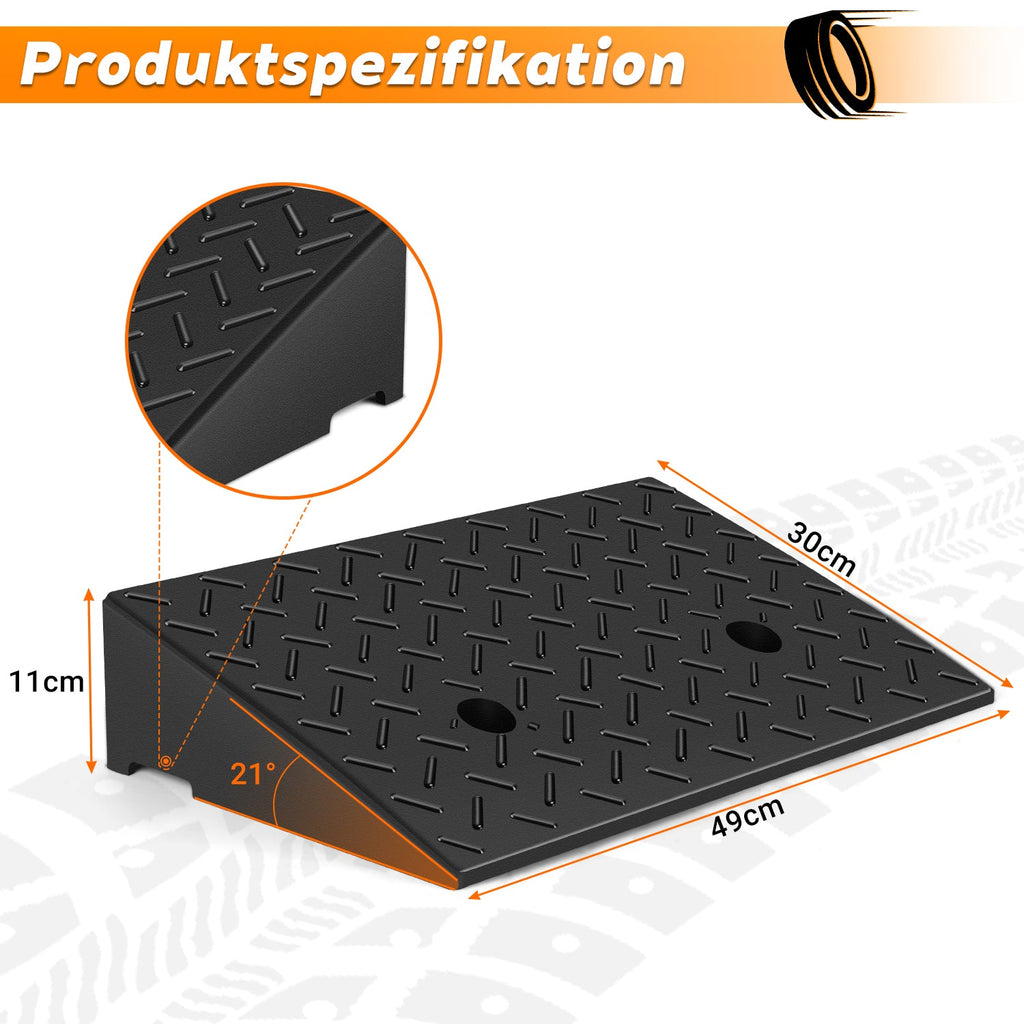 Cosmo Go 2x Auffahrrampe Fahrzeugrampe bis 10T