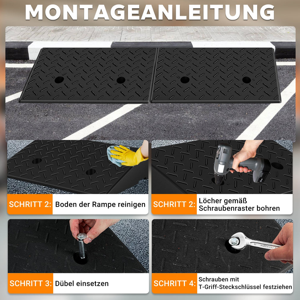Cosmo Go 2x Auffahrrampe Fahrzeugrampe bis 10T