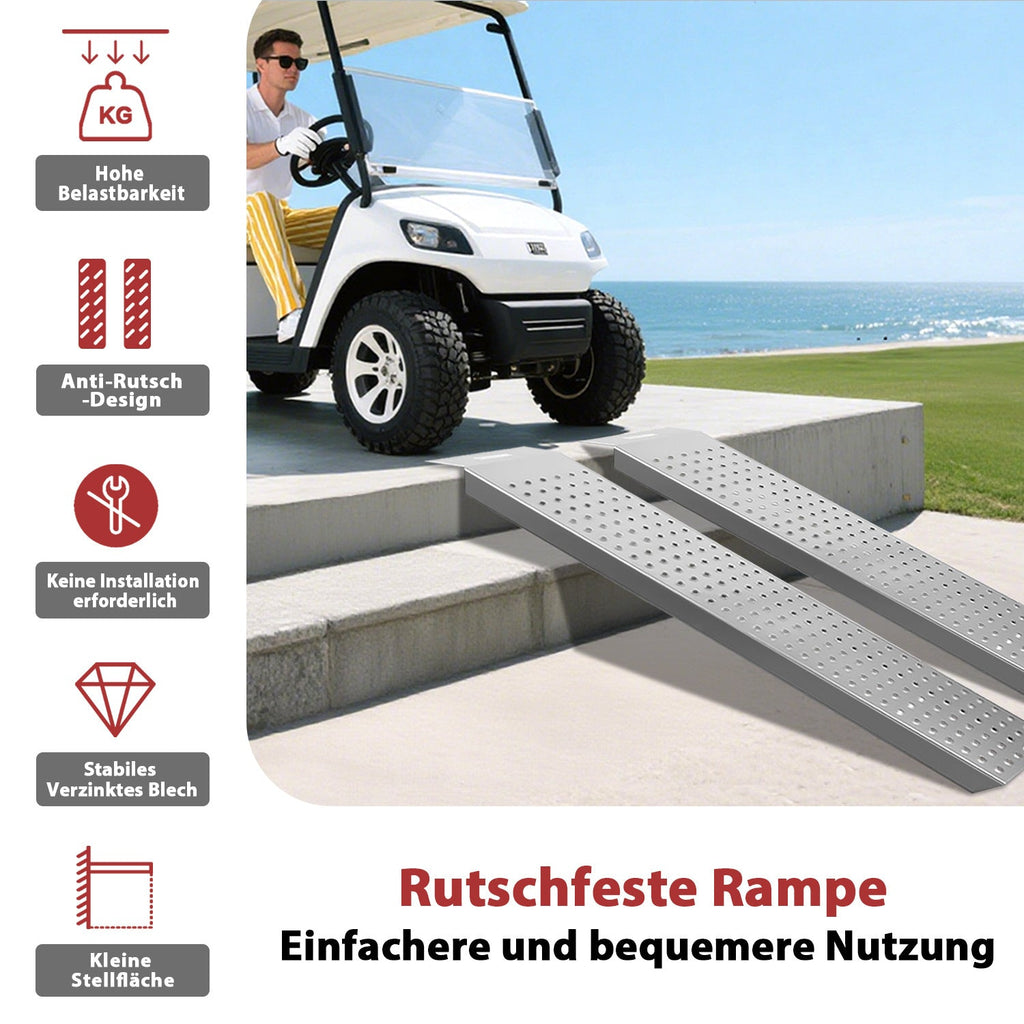 Cosmo Go 2X Auffahrrampe Verladerampe verzinkter Stahl 135cm