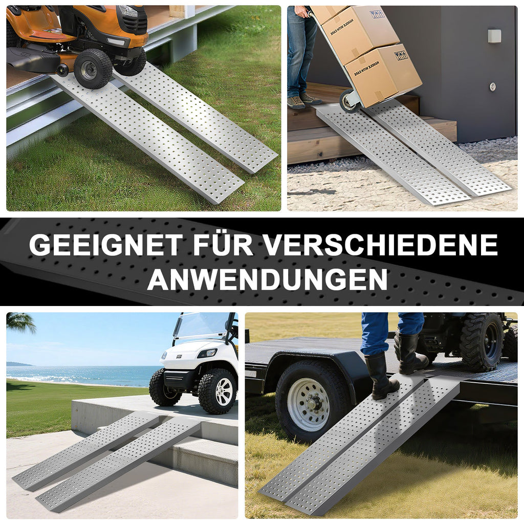 Cosmo Go 2X Auffahrrampe Verladerampe verzinkter Stahl 135cm