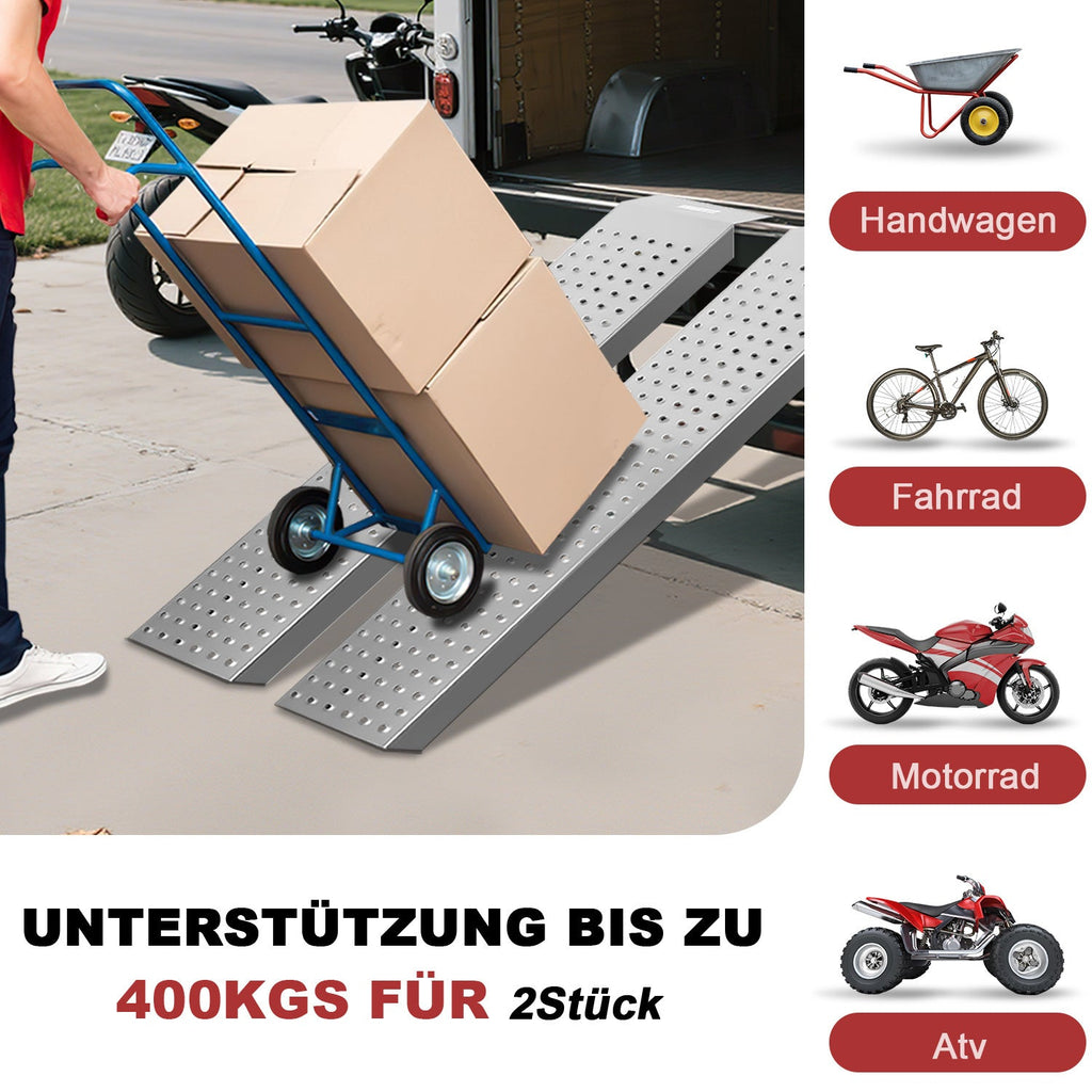 Cosmo Go 2X Auffahrrampe Verladerampe verzinkter Stahl 135cm