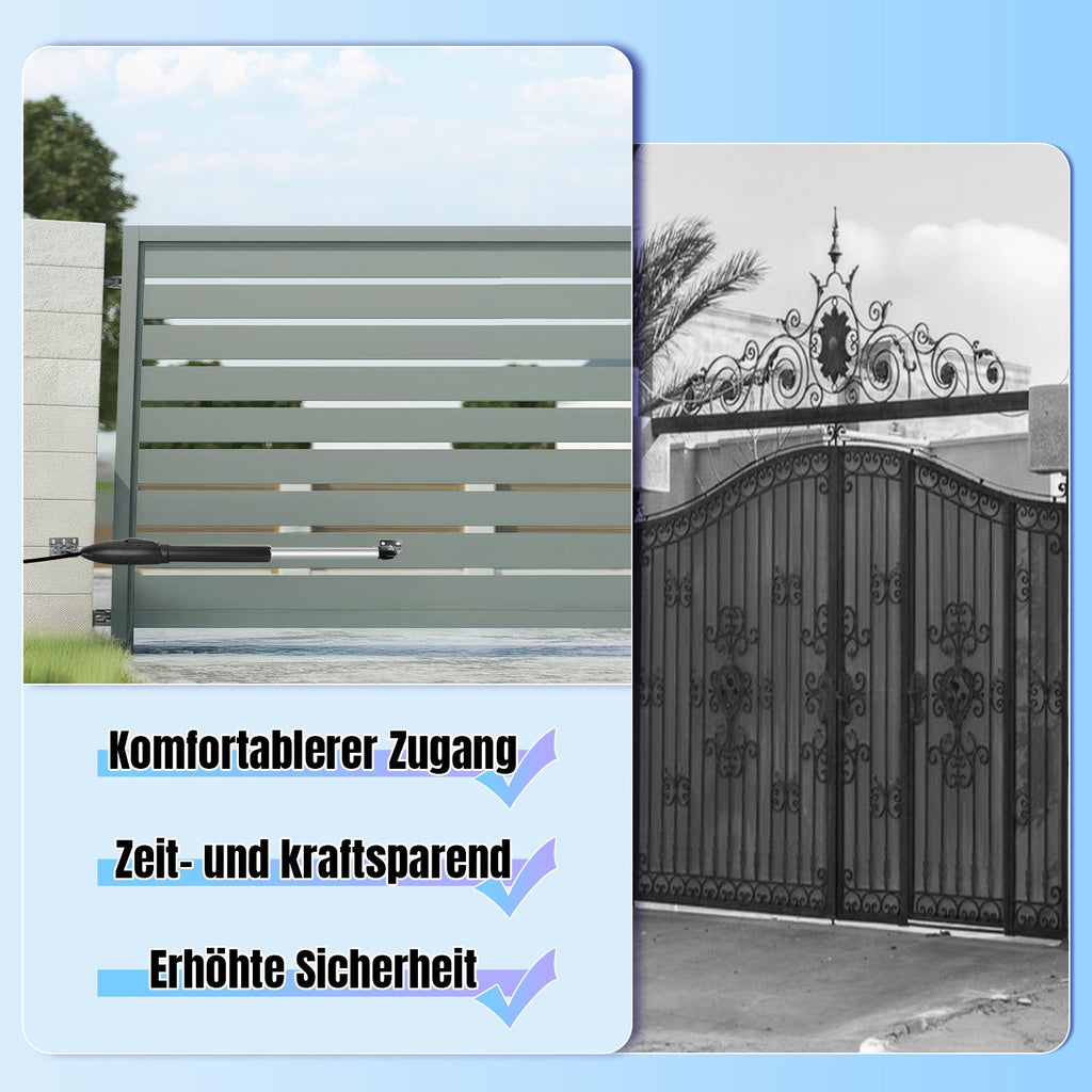 Cosmo Go Automatischer Flügeltorantrieb Doppelflügeltorantrieb 600kg