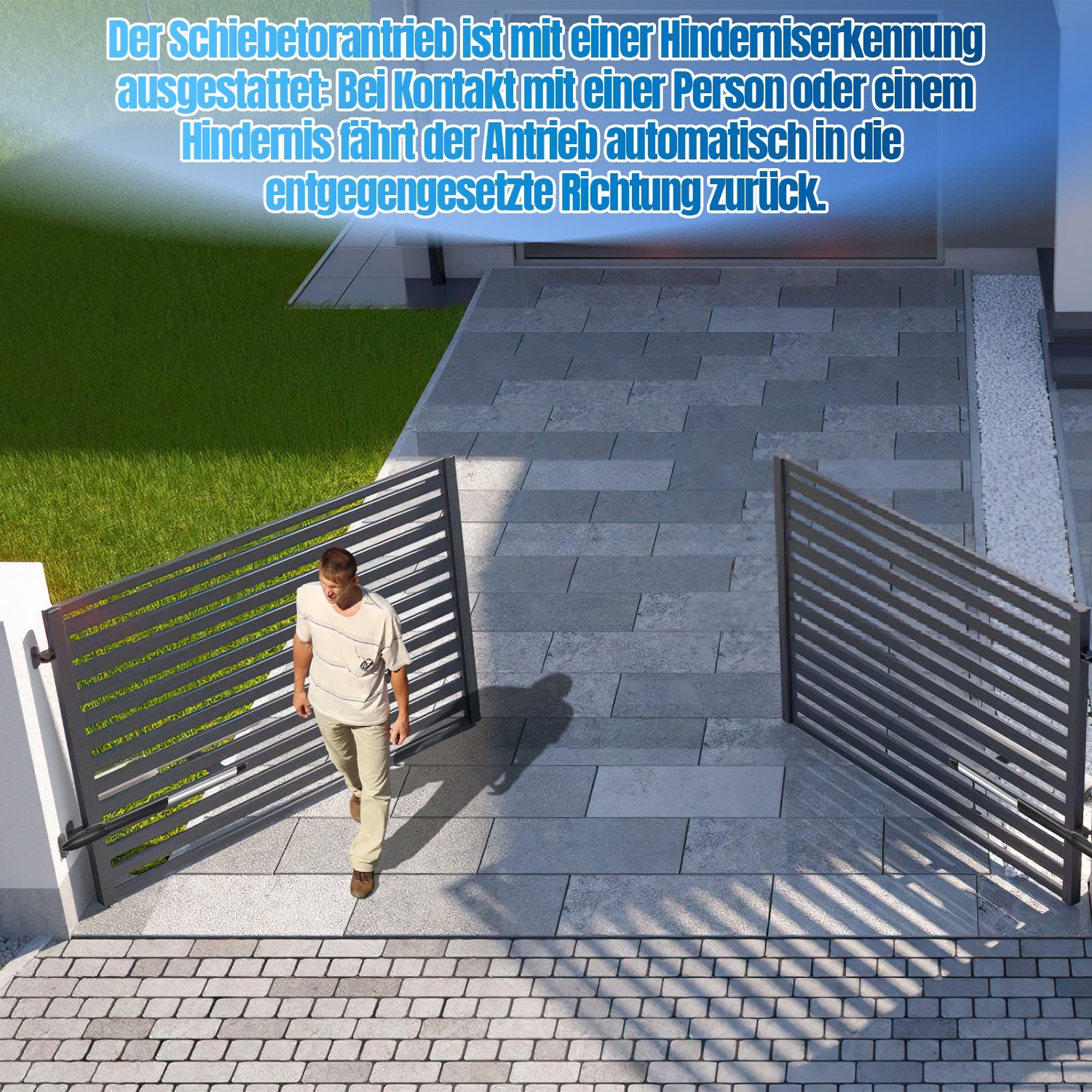 Cosmo Go Automatischer Flügeltorantrieb Doppelflügeltorantrieb 600kg