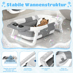 Cosmo Go Baby Badewanne Faltbare mit Badematte