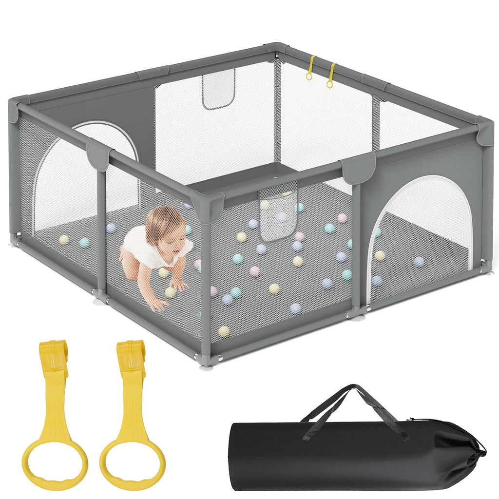 Cosmo Go Baby Laufstall Laufgitter Faltbar 130x130cm/150x180cm