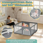 Cosmo Go Baby Laufstall Laufgitter Faltbar 130x130cm/150x180cm