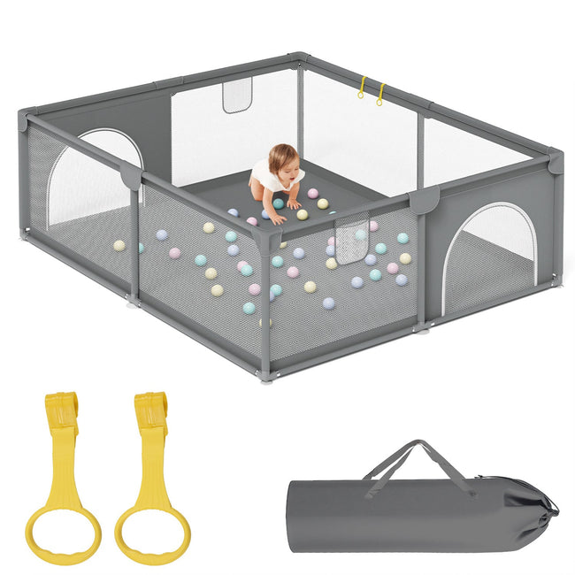 Cosmo Go Baby Laufstall Laufgitter Faltbar 130x130cm/150x180cm Main Image