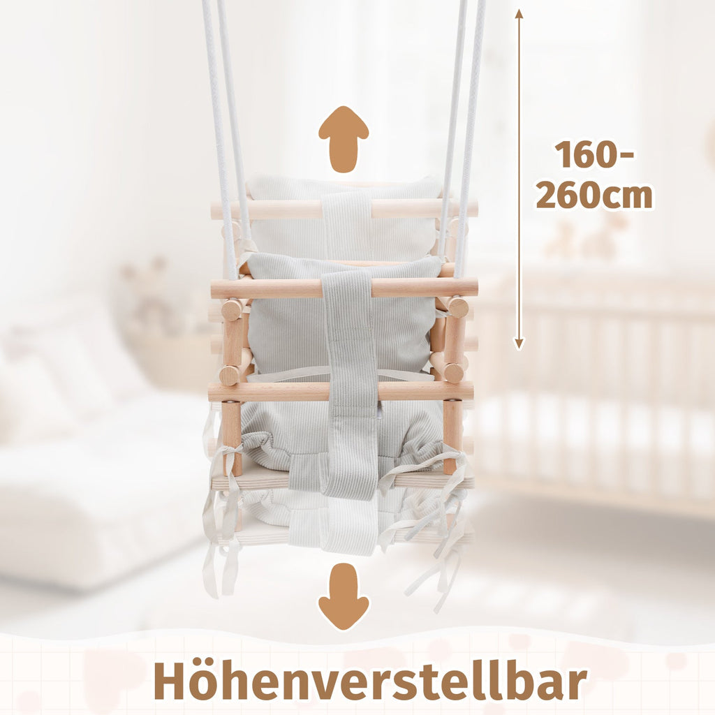 Cosmo Go Babyschaukel 3-in-1 Höhenverstellbar mit Kissen
