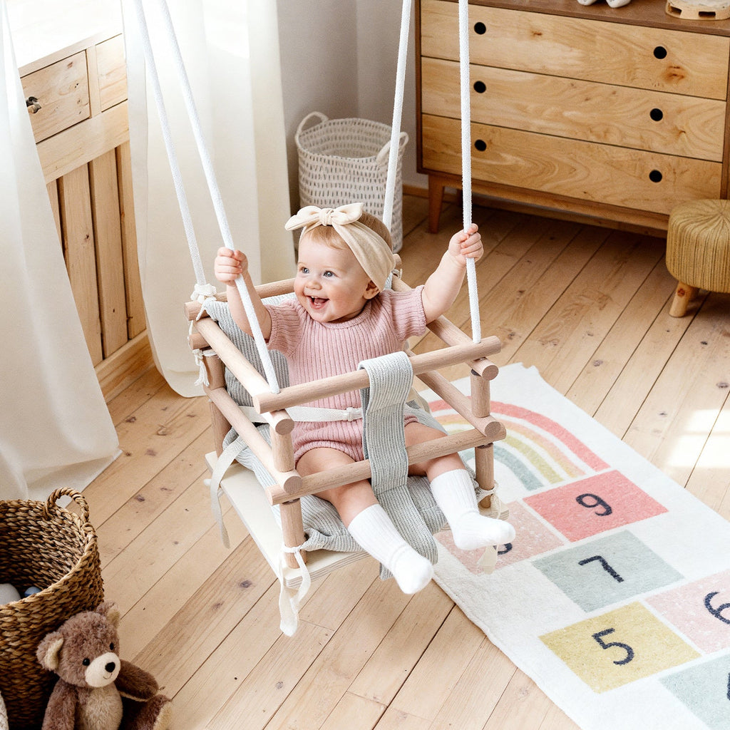 Cosmo Go Babyschaukel 3-in-1 Höhenverstellbar mit Kissen