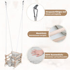 Cosmo Go Babyschaukel 3-in-1 Höhenverstellbar mit Kissen