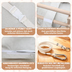 Cosmo Go Babyschaukel 3-in-1 Höhenverstellbar mit Kissen