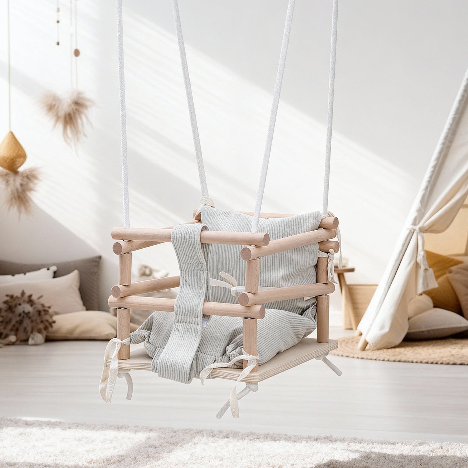 Cosmo Go Babyschaukel 3-in-1 Höhenverstellbar mit Kissen