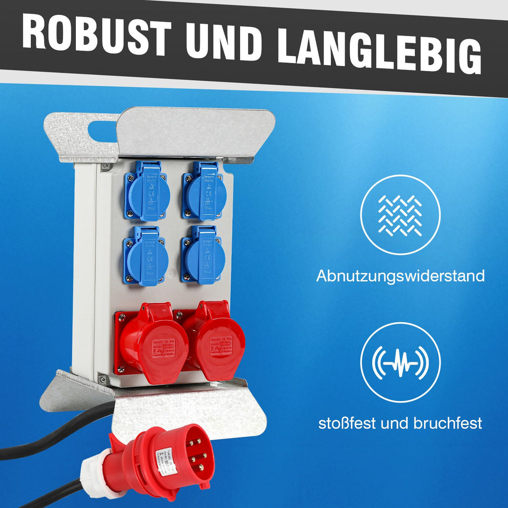 Cosmo Go Baustromverteiler CEE 2 x 16A 400V+4x 230V 5 Polig